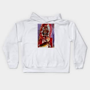 Voodoo Woman Creating Magic Kids Hoodie